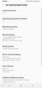 Samsung s9 plus Settings2