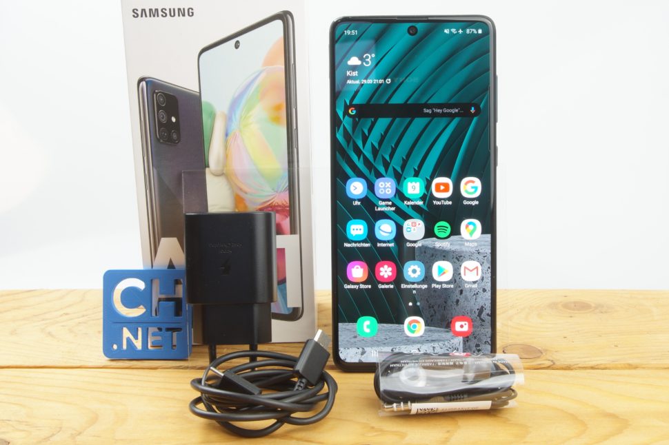 Samsung Galaxy A71 Testbericht Produktfotos 4
