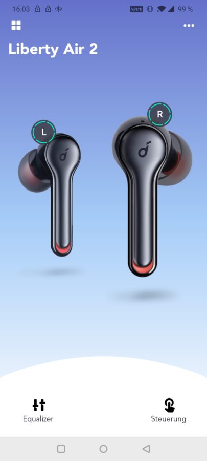 Soundcore Liberty Air 2 Testbericht App 2