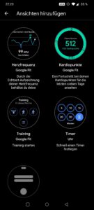 Fossil Sport Smartwatch Testbericht  Screenshots Wear OS App 4