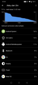 Fossil Sport Smartwatch Testbericht  Screenshots Wear OS App 6