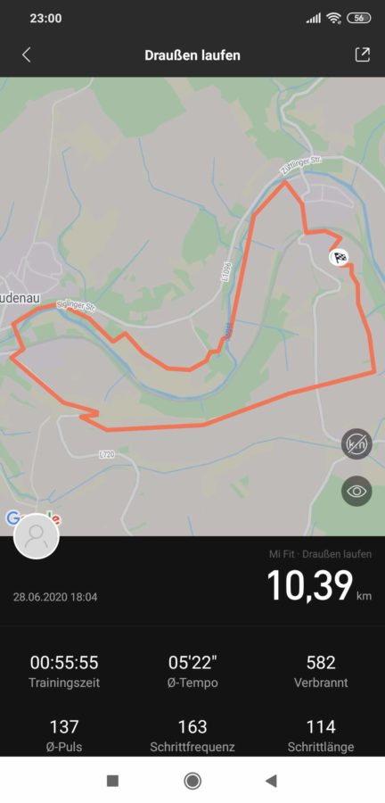 Mi Fit Laufen 1