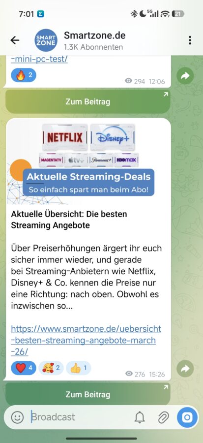 Telegram Channel Smartzone 1 Telegram Channel Smartzone 1