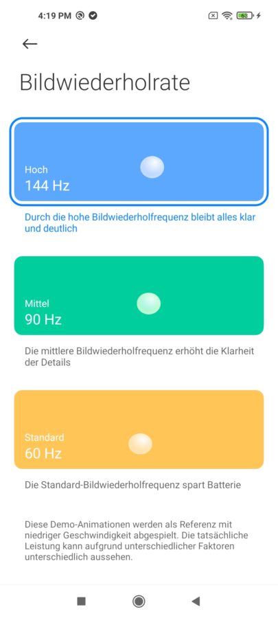 Xiaomi Mi 10T Display Settings 1