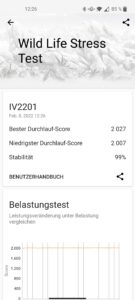 OnePlus Nord CE 2 Test Screenshot 3D Mark Stress Test