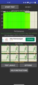 OnePlus Nord CE 2 Test Screenshot CPU Stress Test