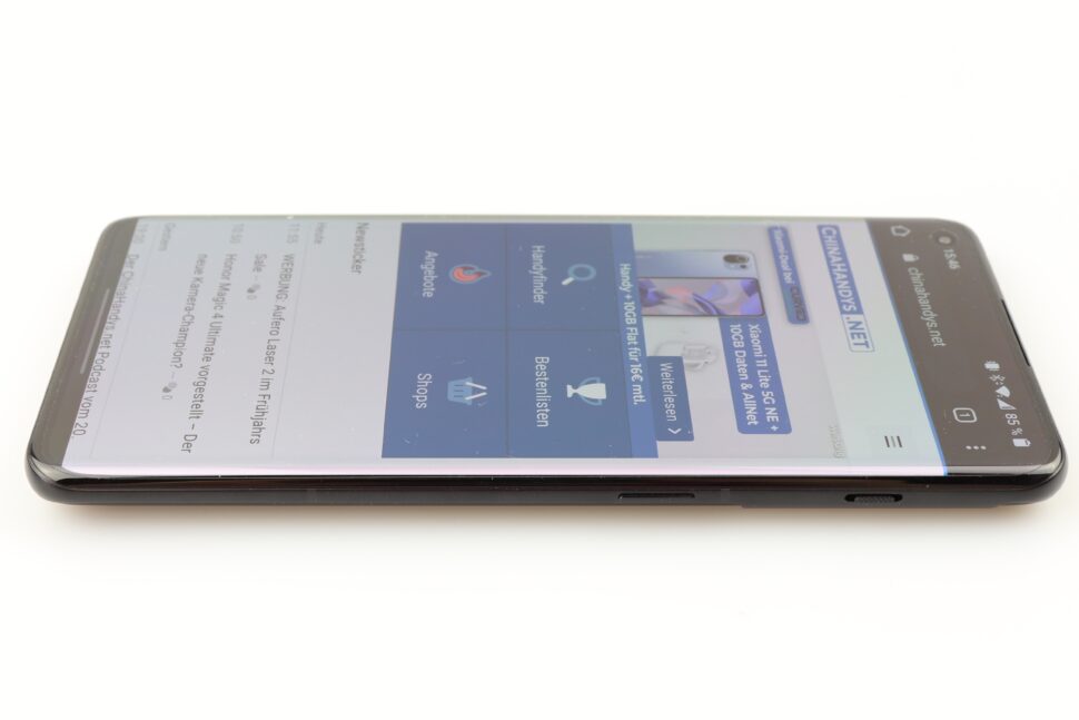 OnePlus 10 Pro Test Produkt curved Display