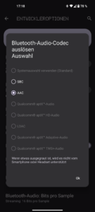 Soundcore Sport X10 Test Screenshot Codec 2