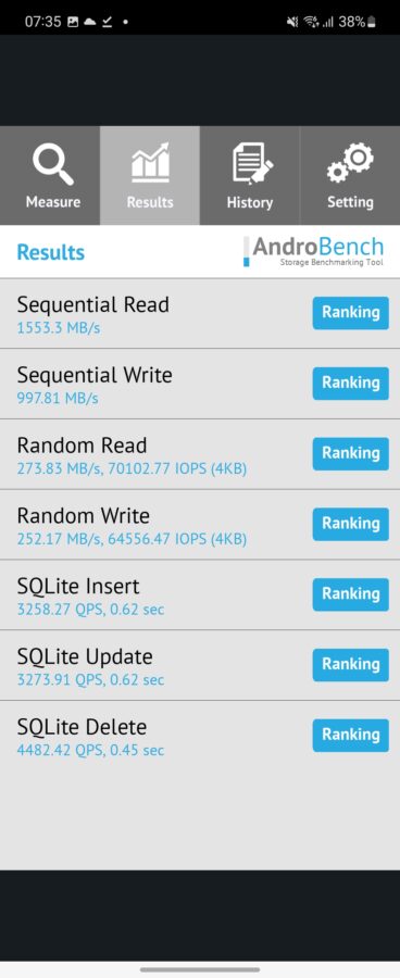 Samsung Galaxy Z Flip 4 Benchmarks Test 3