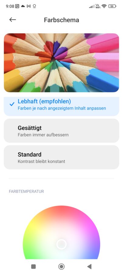 Redmi Note 12 5G Display Settings 2