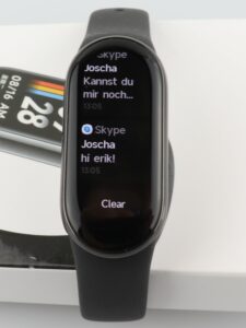 Xiaomi Mi Band 8 Test Produktfotos Display 2
