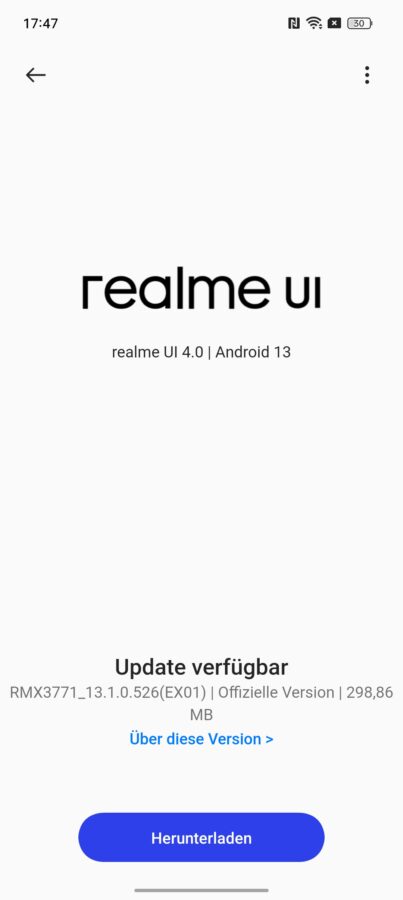 screenshot realme 11pro system 1