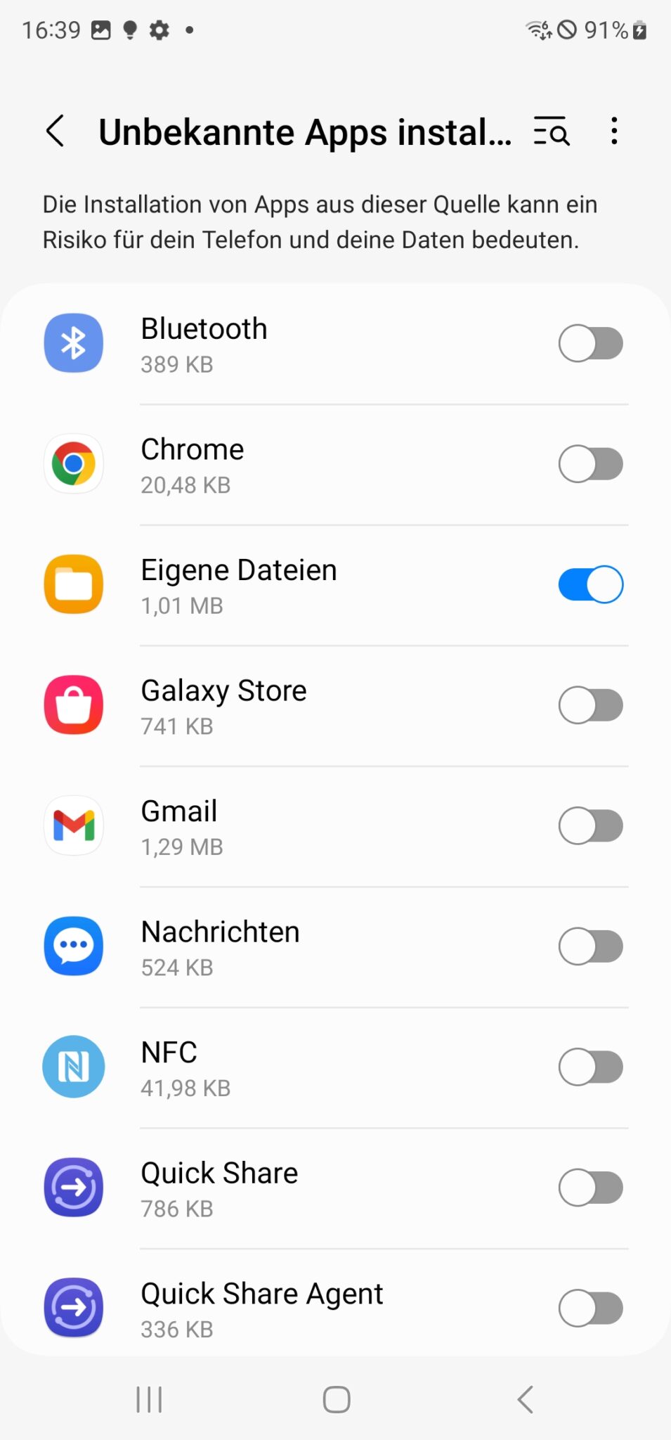 Samsung One UI - Nicht benötigte Apps (Bloatware) löschen