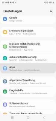 Samsung One UI - Nicht benötigte Apps (Bloatware) löschen