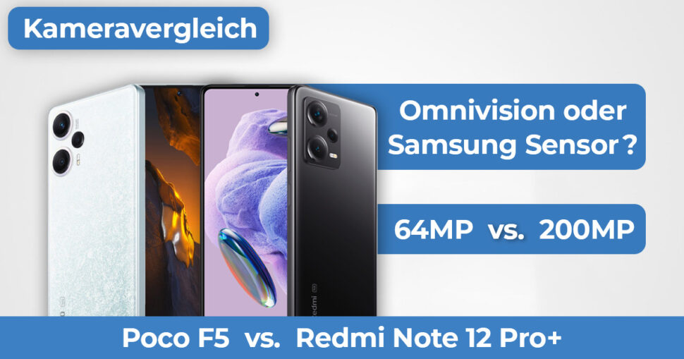 Poco F5 vs Redmi Note 12 Pro Plus Kameravergleich Banner
