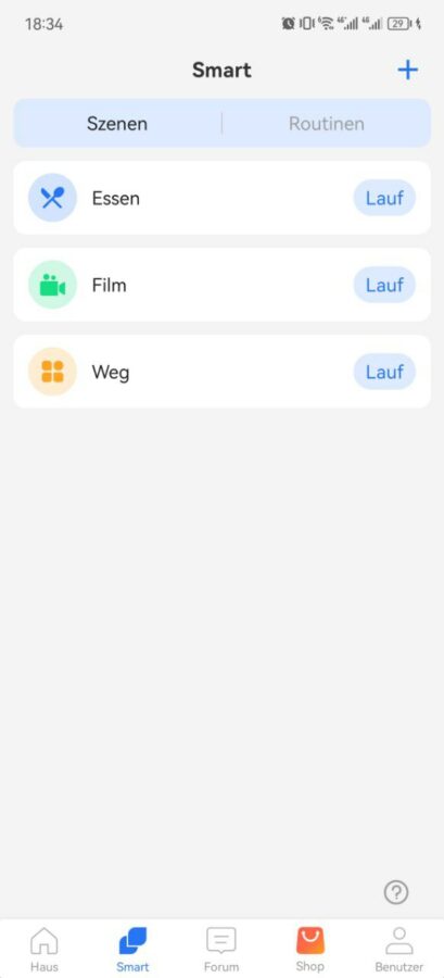 meross app szenen 2