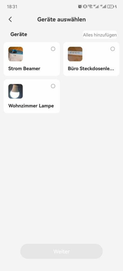 meross app szenen 6