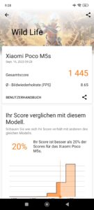 Poco M5S Test Screenshot 3D Mark 2