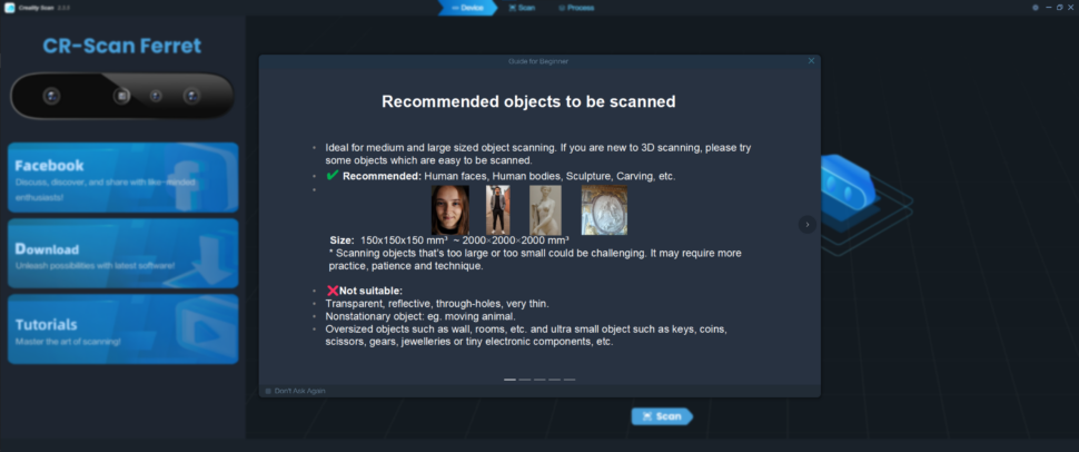 Creality Scan Software 1