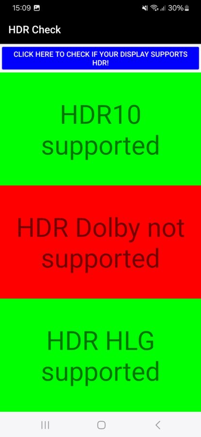 Screenshot A25 HDR10