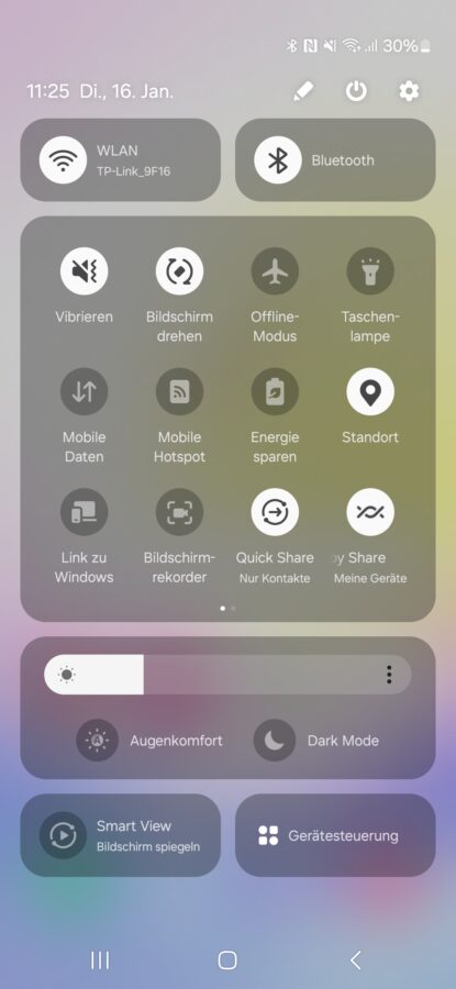 Screenshot galaxy a25 system2