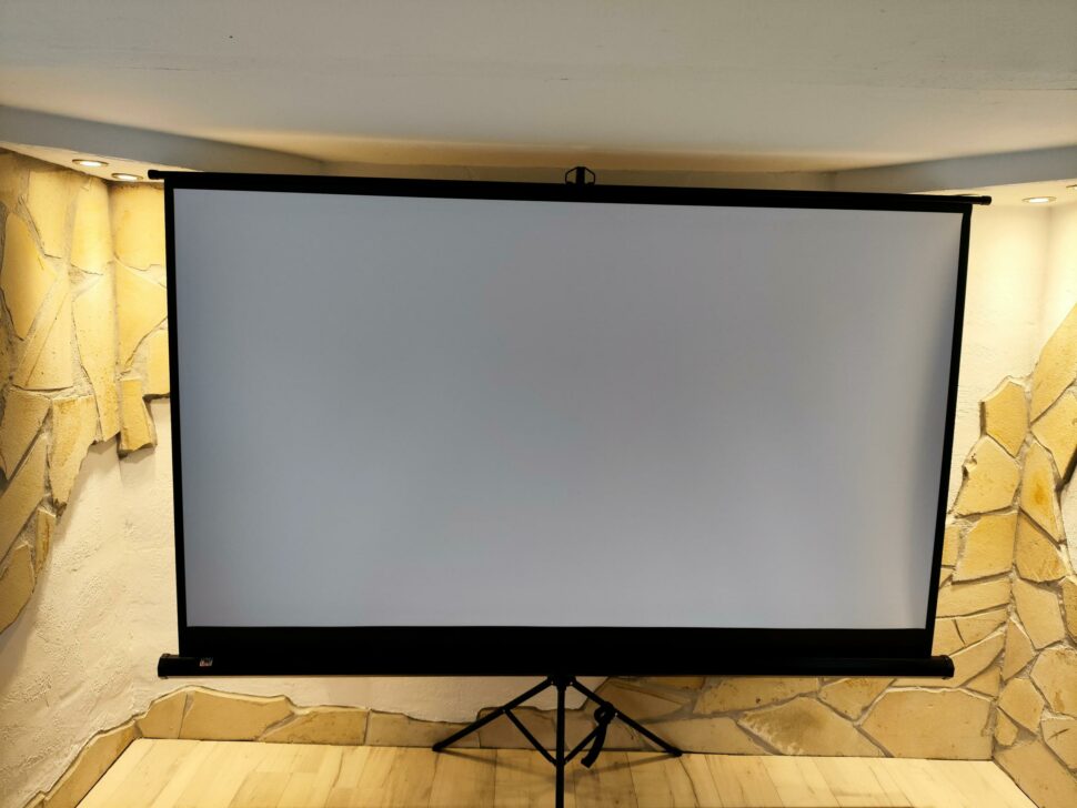 Propvue Beamerleinwand Einleitung