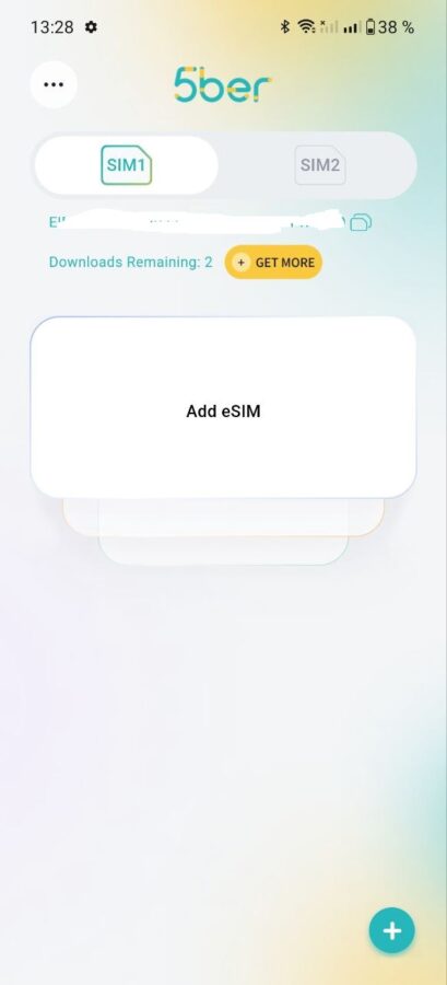 eSIM 5ber einrichten Test App 3