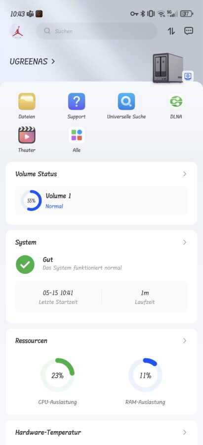Ugreen NAS DXP2800 Test App 2