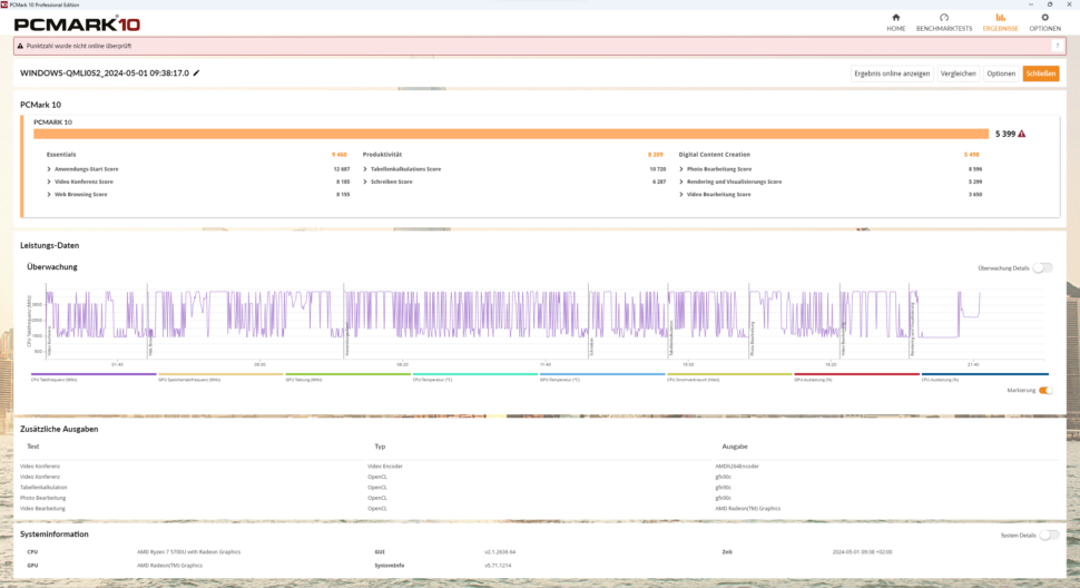 Tbao GOD57 3DMark PCMark