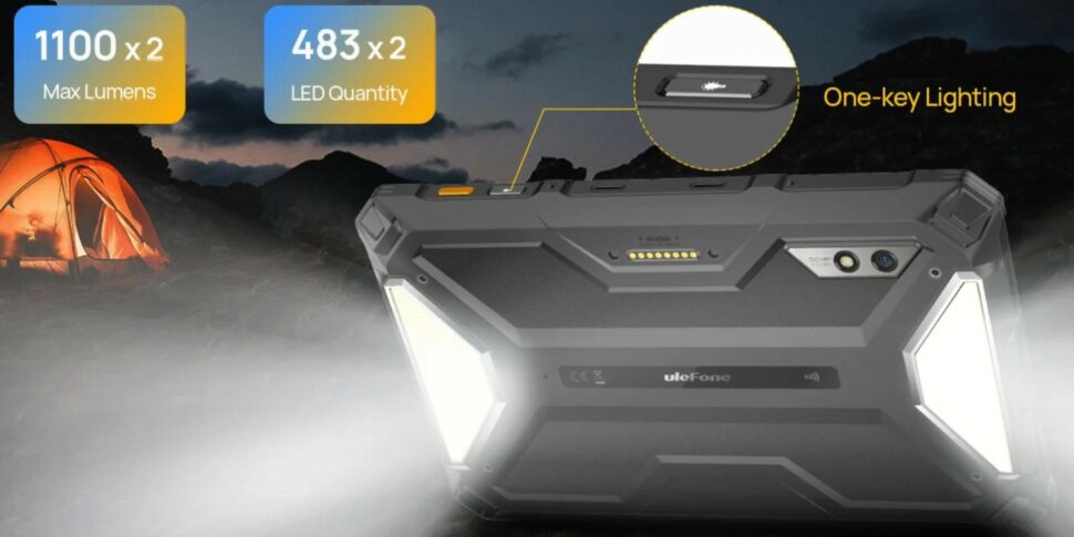 Ulefone Armor Pad 3 Pro vorgestellt Taschenlampe