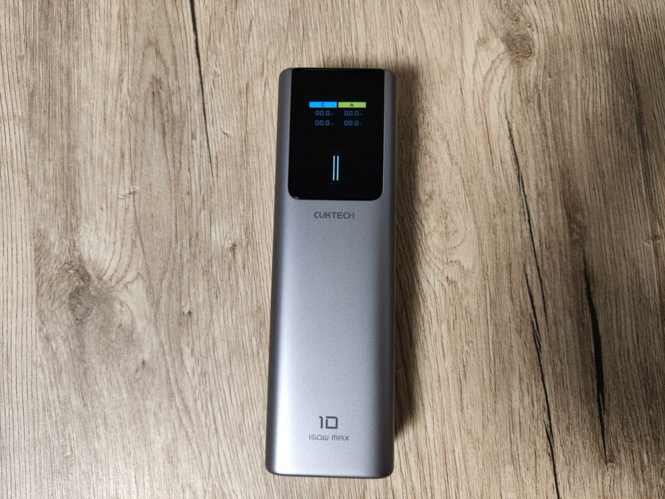 Cuktech 10 Powerbank Design und Verarbeitung 1