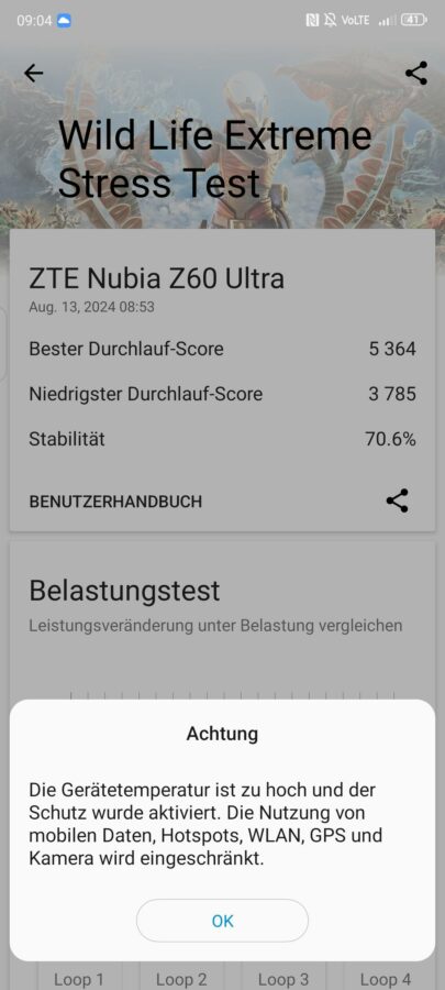 Test Nubia Z60 Ultra LV Bench 2