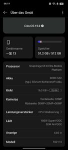 OnePlus 13 Test Screenshot System ColorOS 3