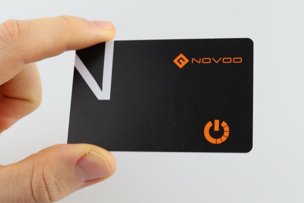 Novoo Air Tag Karte Test Design 2