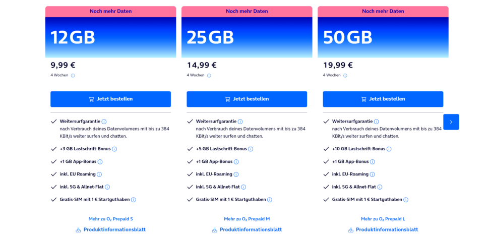O2 Prepaid Screenshot I