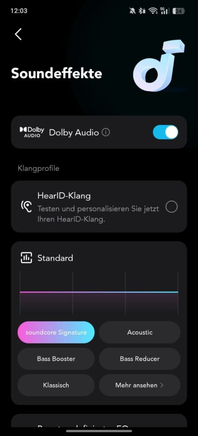 Soundcore Space One Pro Test App Screenshots 3