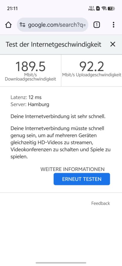 Test Vivo X200ProMini Wifi 5