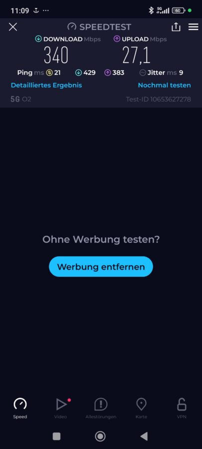 Poco X7 Speedtest