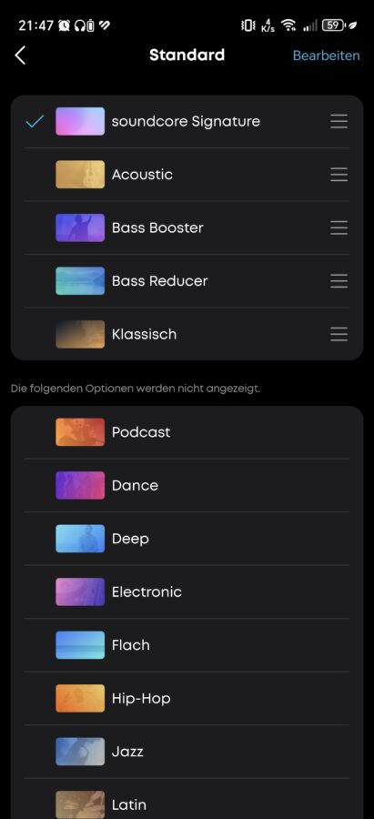 Screenshot 20250129 214719 com oceanwing soundcore DefaultEqSortActivity