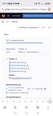 Aurora Store Apps ohne Google Konto herunterladen Anleitung 1