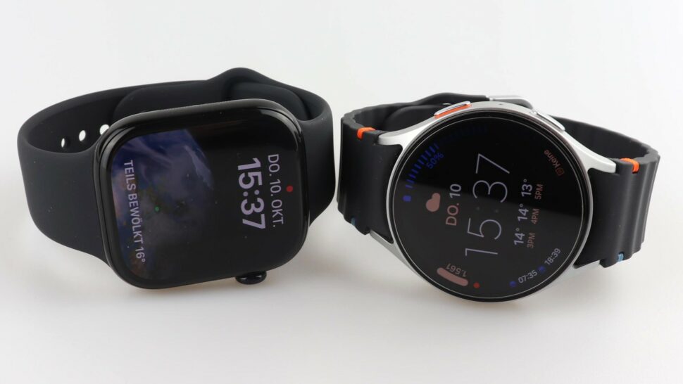 Apple Watch 10 Test Produktbilder Vergleich Samsung Galaxy Watch 7 1
