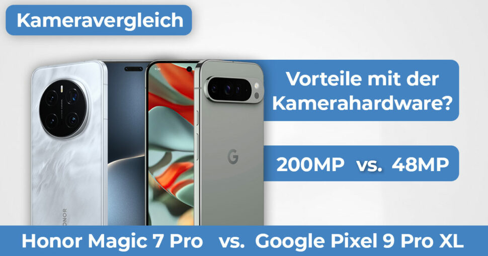 Honor Magic 7 Pro vs Google Pixel 9 Pro XL Kameravergleich Banner