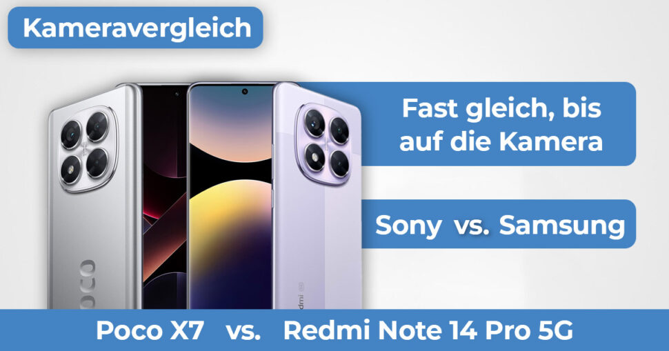 Poco X7 vs Redmi Note 14 Pro 5G Kameravergleich Banner 1