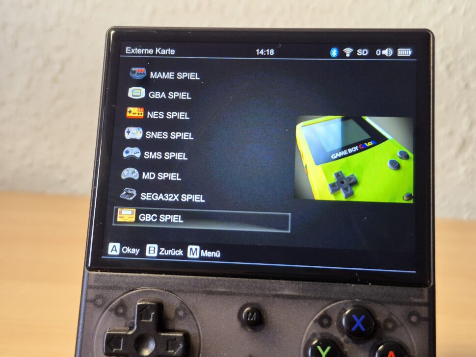 ANBERNIC RG 40XXV Display und Leistung 13