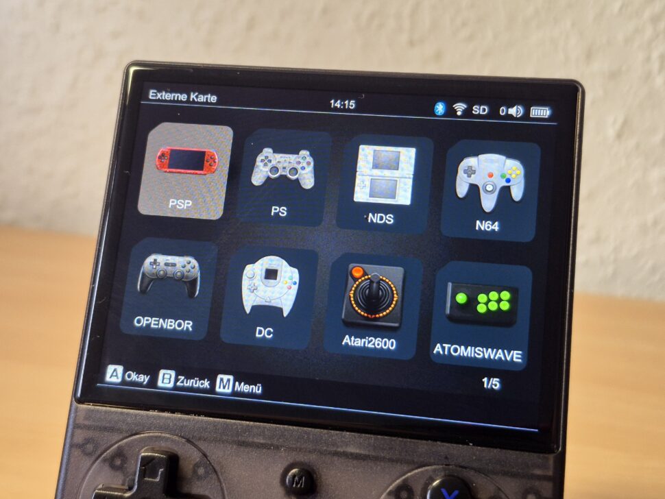 ANBERNIC RG 40XXV Display und Leistung 9