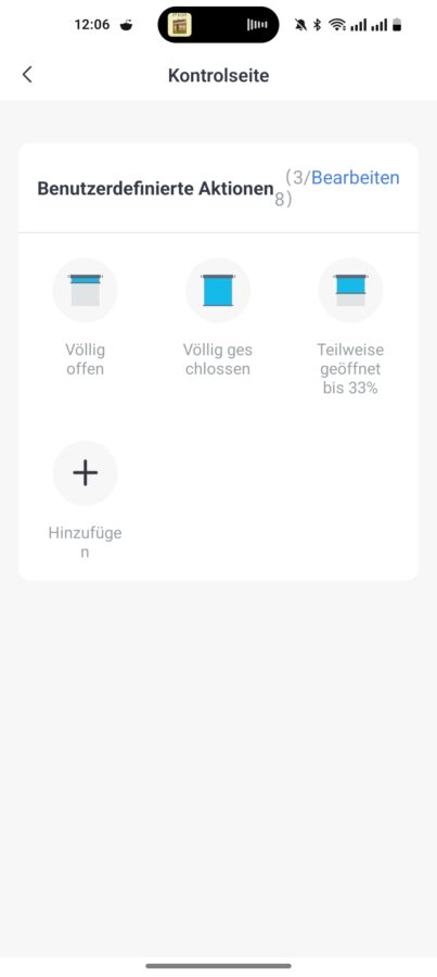 Switchbot App Roller Shade 3