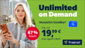 Freenet unlimited on Demand Deal