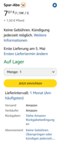 Amazon Spar Abo Screenshot I