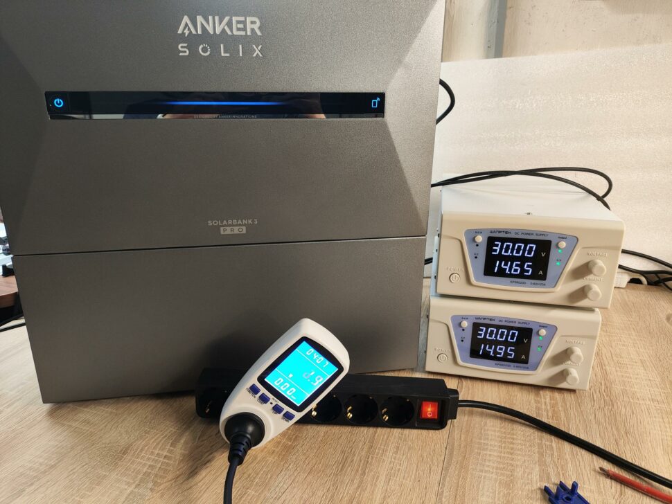 Anker Solarbank 3 Pro Testbetrieb 1