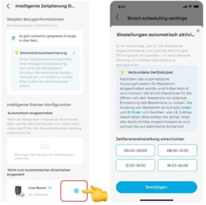 Anker Solarbank 3 Zeitsteuerung